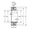 المحامل 230/800-K-MB + AH30/800A-H FAG