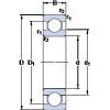 المحامل 16010 SKF