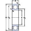 المحامل W 63800-2Z SKF