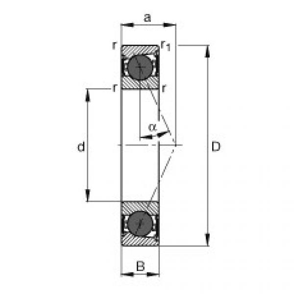 FAG Spindellager - HCB7214-E-2RSD-T-P4S #1 image