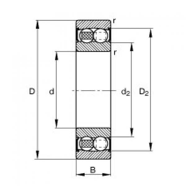 Bearing 2203-2RS-TVH FAG #1 image