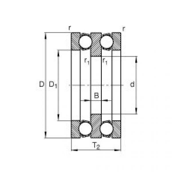 FAG Axial-Rillenkugellager - 52209 #1 image