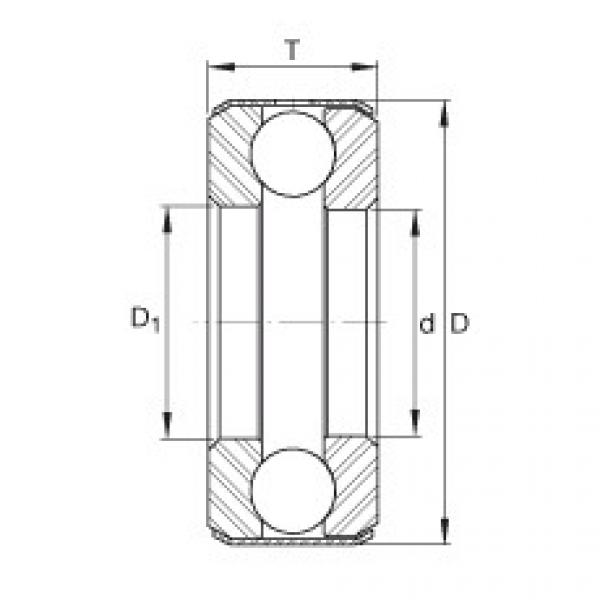 FAG Axial-Rillenkugellager - B24 #1 image