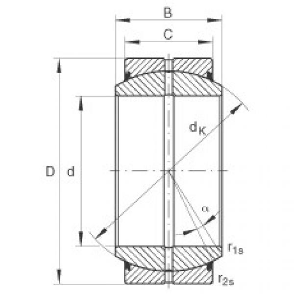 FAG Radial spherical plain bearings - GE40-DO-2RS #1 image