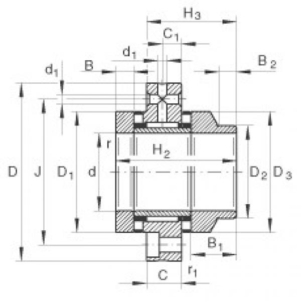 FAG Nadel-Axial-Zylinderrollenlager - ZARF40100-L-TV #1 image