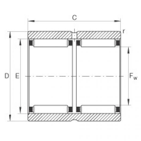 المحامل RNAO45X62X40-ZW-ASR1 INA #1 image