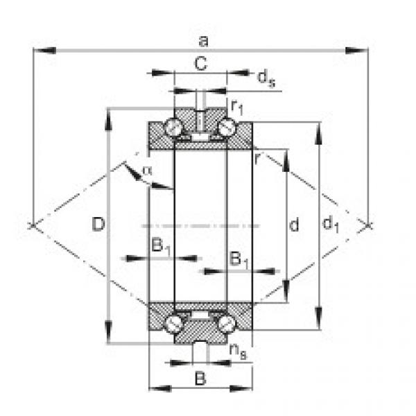 FAG Axial-Schr&auml;gkugellager - 234410-M-SP #1 image