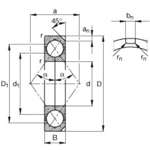 FAG أربعة محامل الاتصال نقطة - QJ234-N2-MPA #1 image