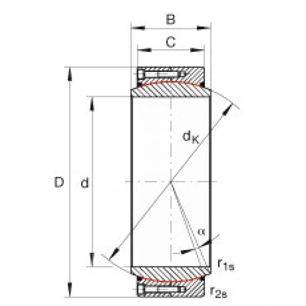 FAG Large radial spherical plain bearings - GE800-DW-2RS2 #1 image