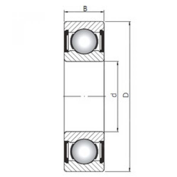 المحامل 6018 ZZ ISO #1 image