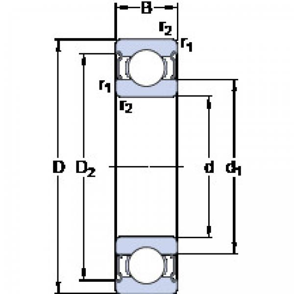 المحامل 6018-2Z SKF #1 image