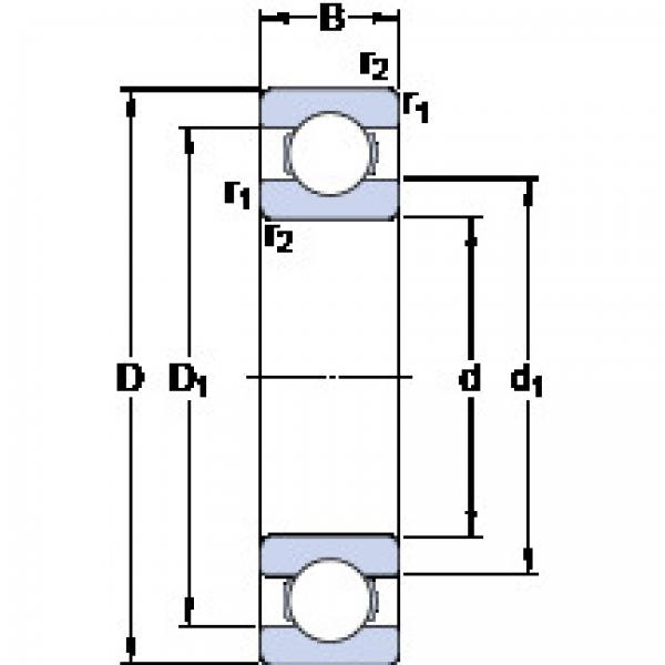 المحامل 16017 SKF #1 image