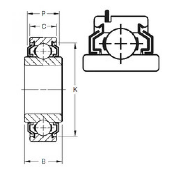 المحامل 201KLLG2 Timken #1 image