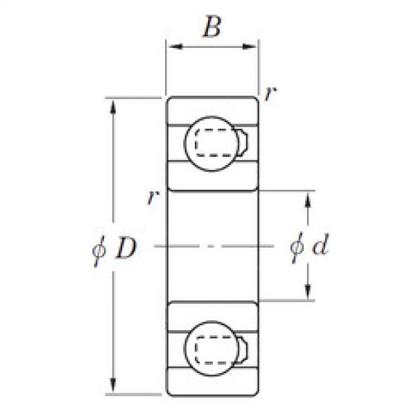 المحامل 3NC6005MD4 KOYO #1 image