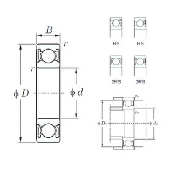 المحامل 6002-2RS KOYO #1 image