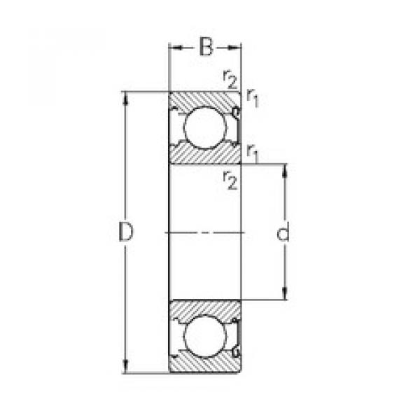 المحامل 6001-Z NKE #1 image