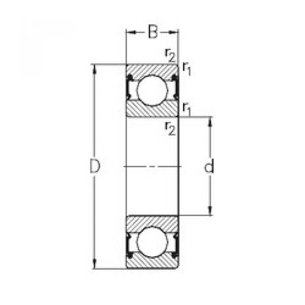 المحامل 6002-RS2 NKE #1 image