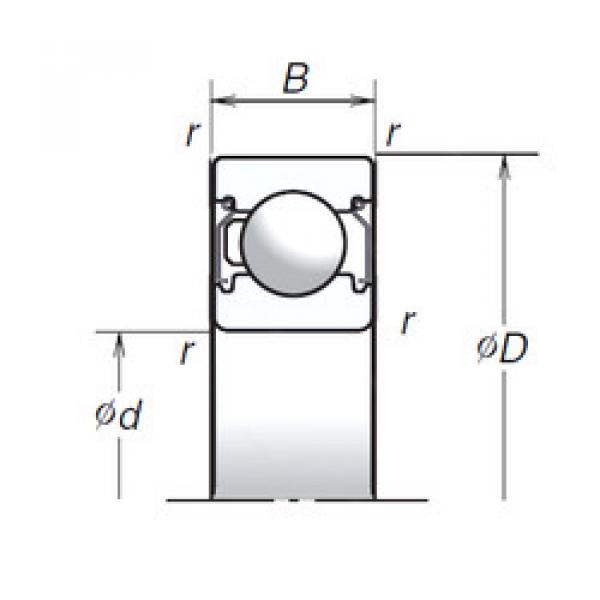 المحامل 6008T1XZZ NSK #1 image