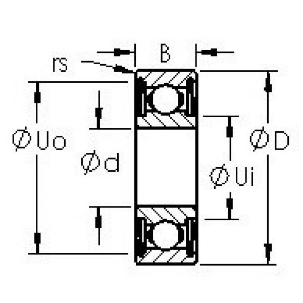 المحامل SR1-5ZZ AST #1 image