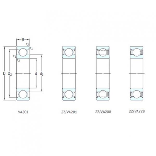 المحامل 6020-2Z/VA208 SKF #1 image