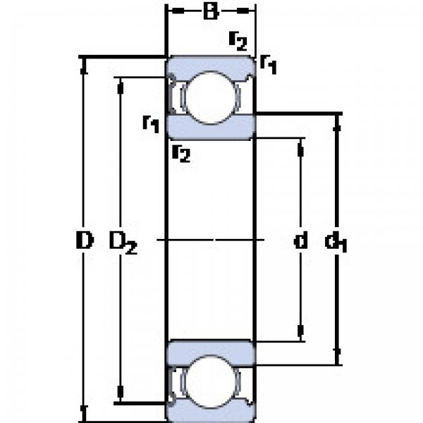 المحامل 6005-Z SKF #1 image