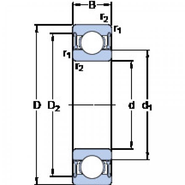 المحامل 6015-2RZ SKF #1 image