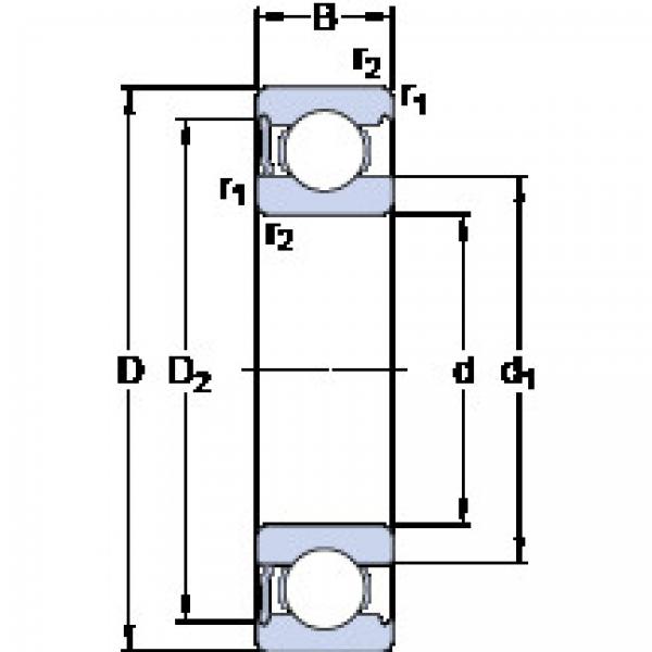 المحامل 6016-RS1 SKF #1 image