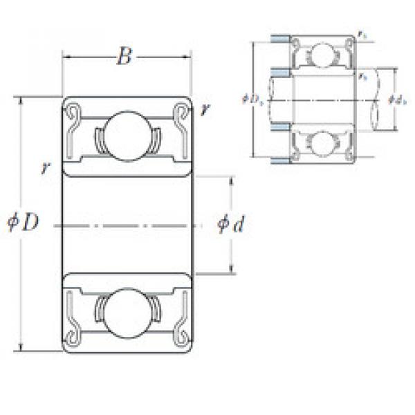 المحامل 604ZZ ISO #1 image