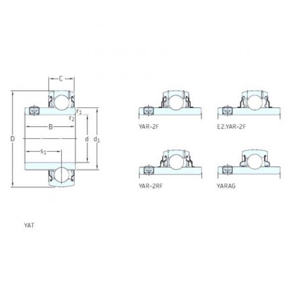 المحامل YAT209-111 SKF #1 image