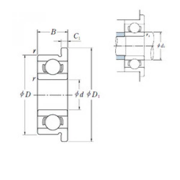 المحامل F693 NSK #1 image