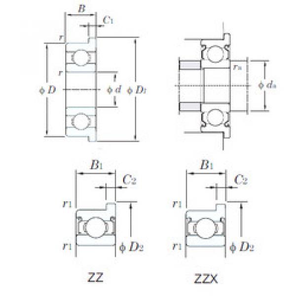 المحامل WF686ZZ KOYO #1 image