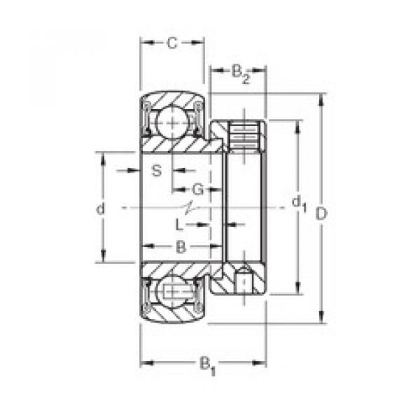 المحامل RA105RRB Timken #1 image