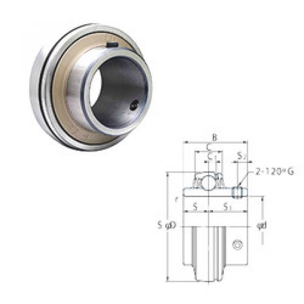 المحامل UC206-19 FYH #1 image