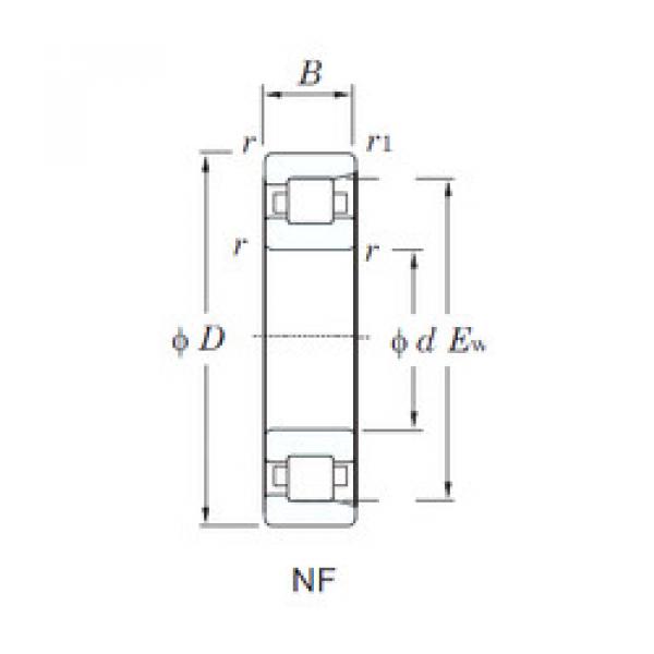 المحامل NF411 KOYO #1 image