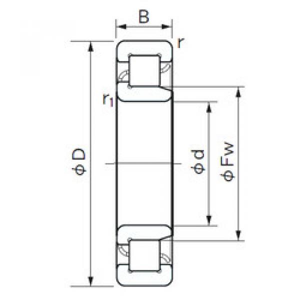 المحامل NJ 215 NACHI #1 image