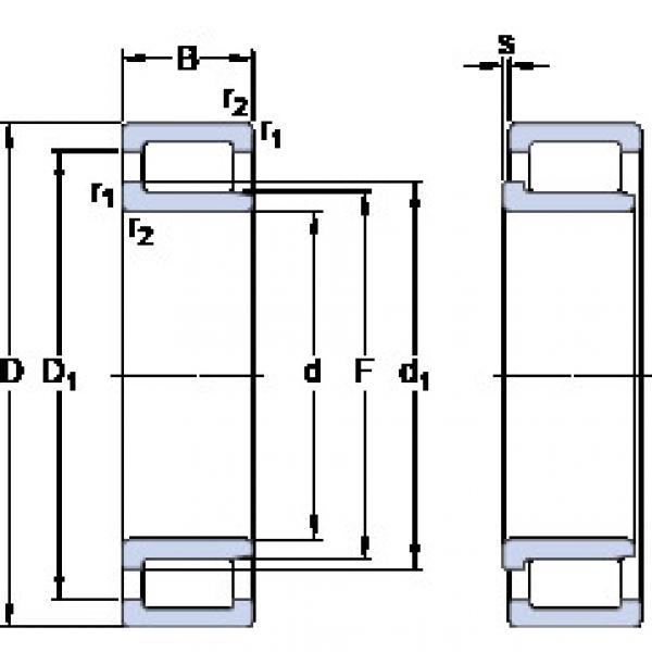 المحامل NJG 2352 VH SKF #1 image