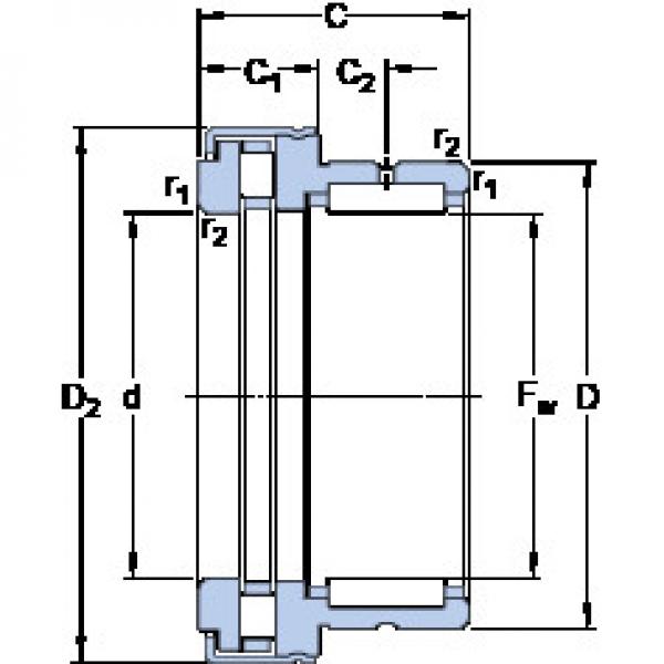 المحامل NKXR 30 Z SKF #1 image