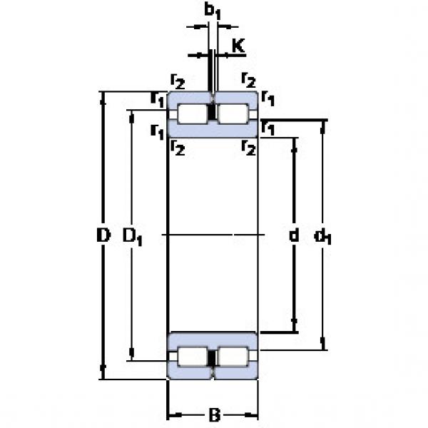 المحامل NNC 4848 CV SKF #1 image