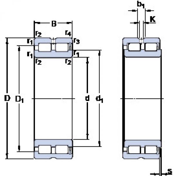 المحامل NNCF 5016 CV SKF #1 image