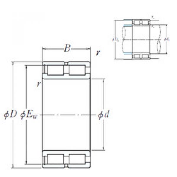 المحامل NNCF4844V NSK #1 image