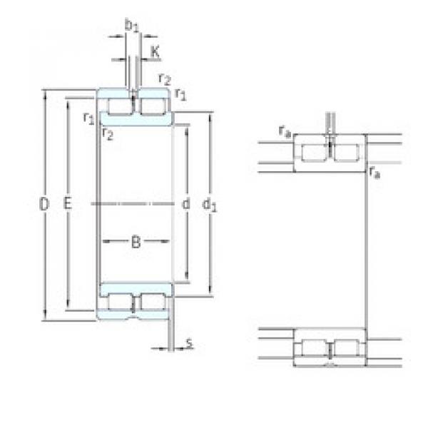 المحامل NNCL4968CV SKF #1 image