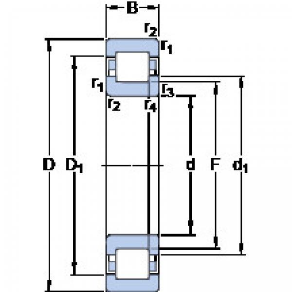 المحامل NUP 324 ECJ SKF #1 image