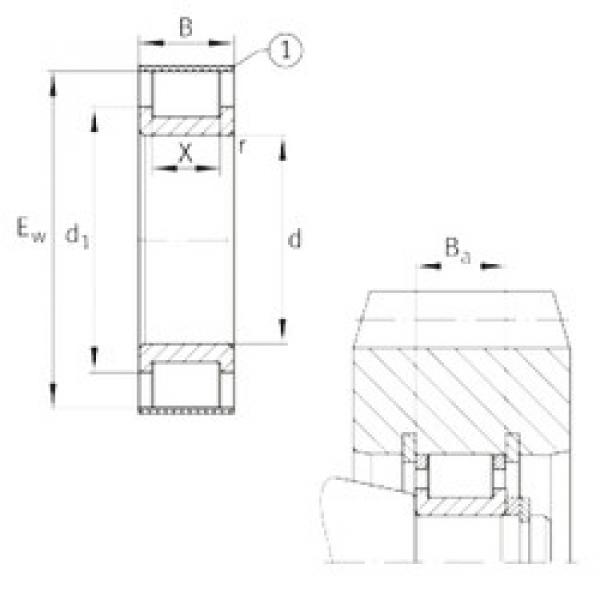 المحامل RSL182306-A INA #1 image