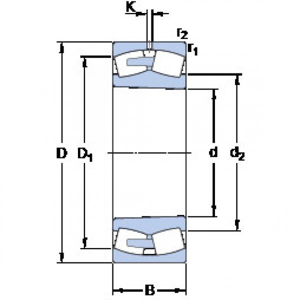 المحامل 248/530 CAK30MA/W20 SKF #1 image