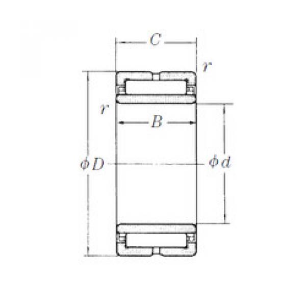 المحامل NA4828 NSK #1 image