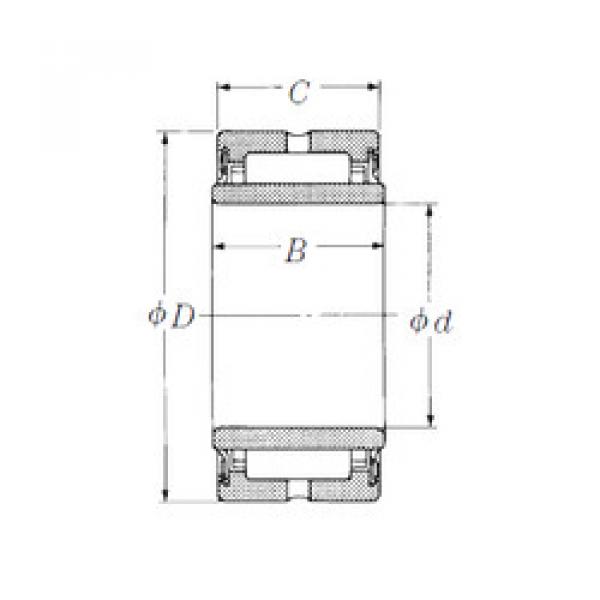 المحامل NA4907TT NSK #1 image