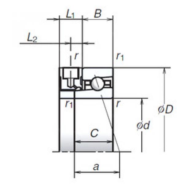 المحامل 70BNR10XE NSK #1 image