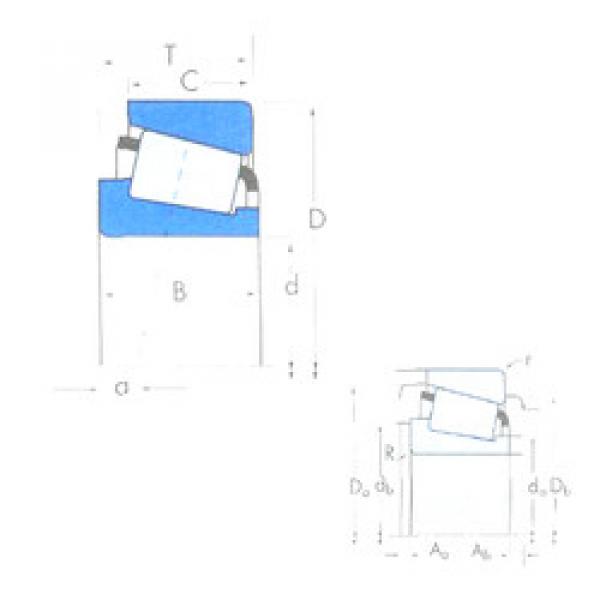 المحامل JM205149/JM205110 Timken #1 image