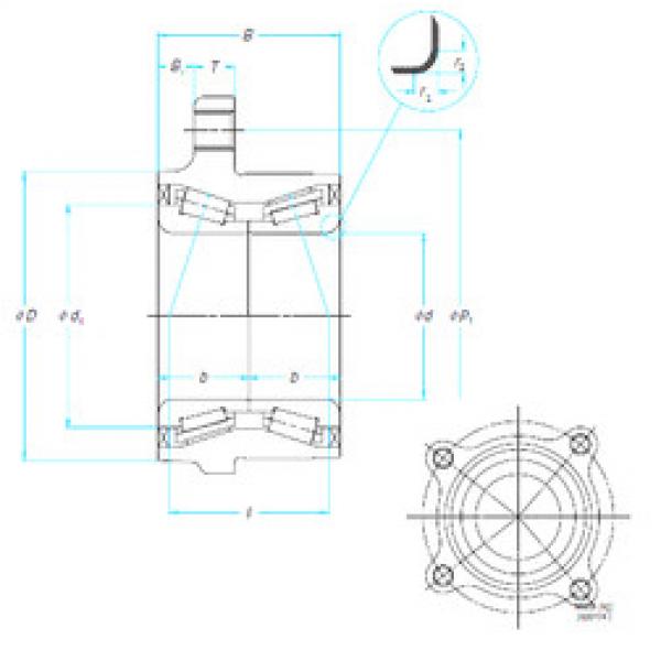 المحامل NTF50KWH01B NSK #1 image