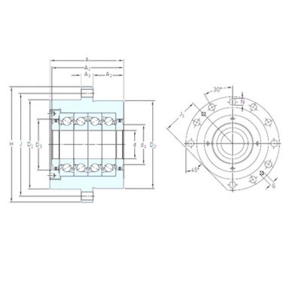 المحامل BSQU 250 TFT SNFA #1 image